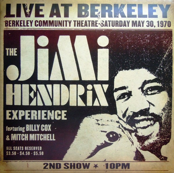 Album Art for Jimi Hendrix Experience Live at Berkeley by Jimi Hendrix