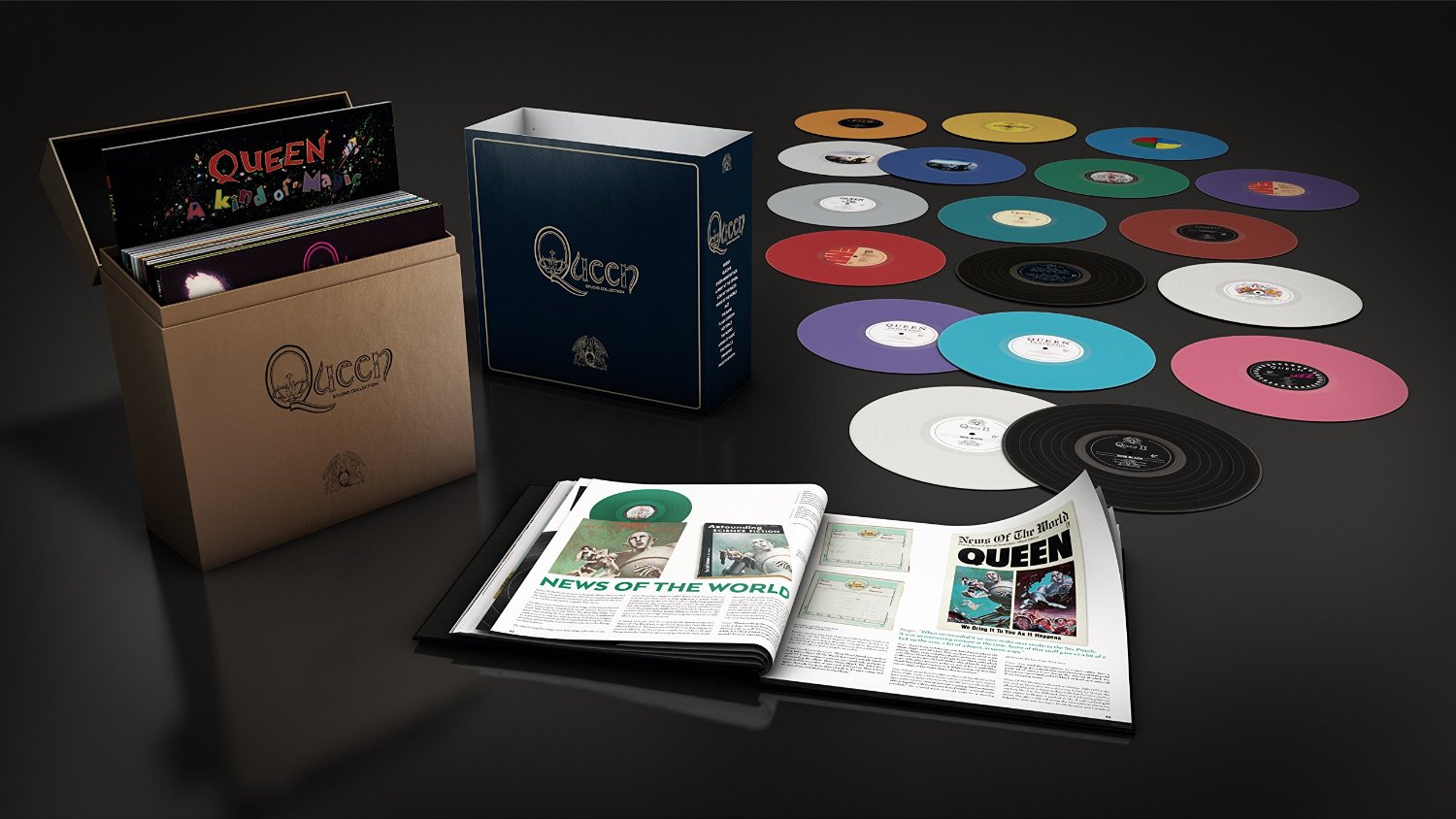 Album Art for Complete Studio [18 LP Box Set] by Queen